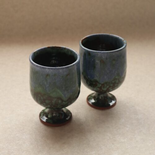 Indigo Goblet -インディゴ ゴブレット 2脚セット-