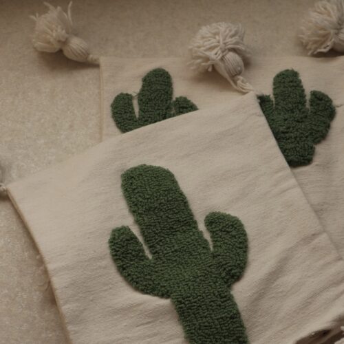 Cactus cushion cover -カクタスクッションカバー 2枚-