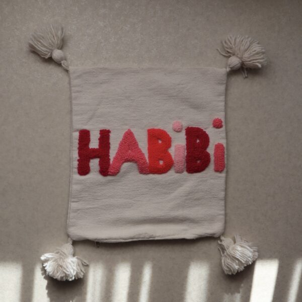 IMG_2490 HABiBi タフテッド クッションカバー