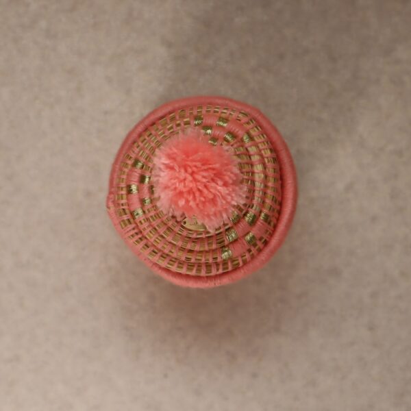 IMG_2524 Morocco mini basket Pink -ミニバスケット ピンク-