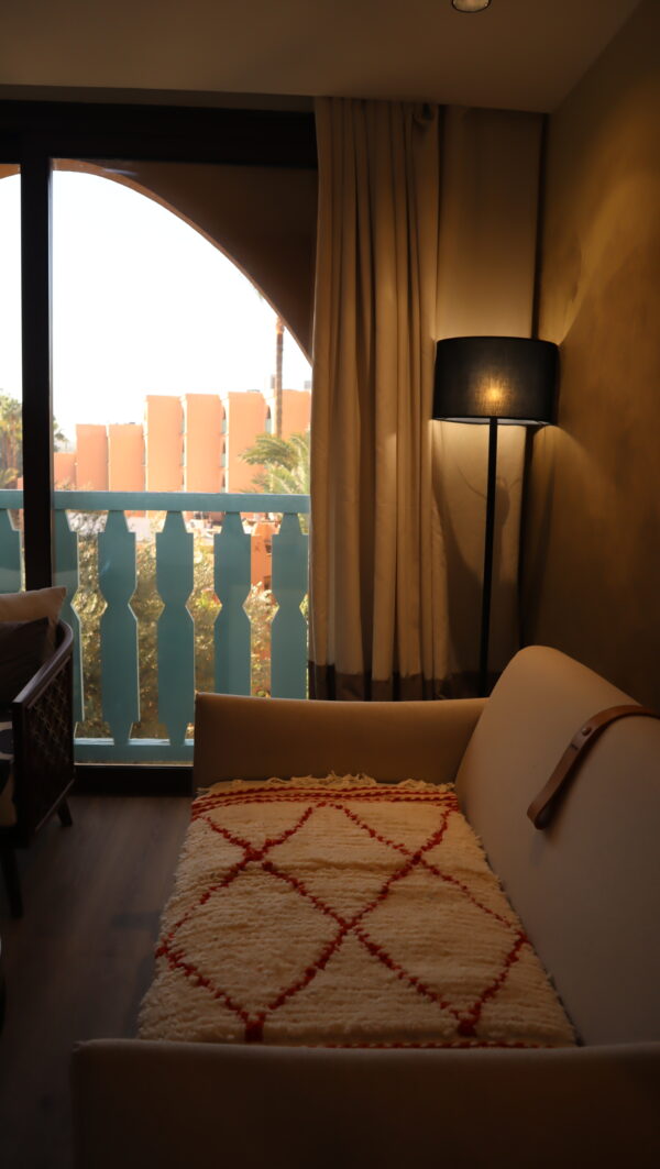 Taznakht Wool Rug Orange line -タズナフト ウールラグ オレンジライン-（100×62cm）