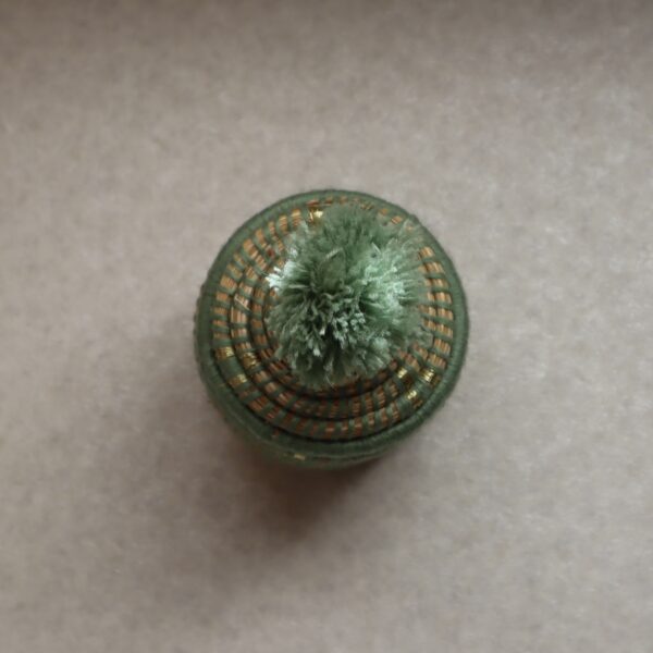 Morocco mini basket Emerald green -バスケット エメラルドグリーン-