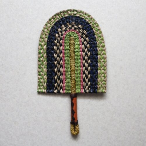 Bohemian Hand Fan Green -ボヘミアン ハンドファン グリーン-